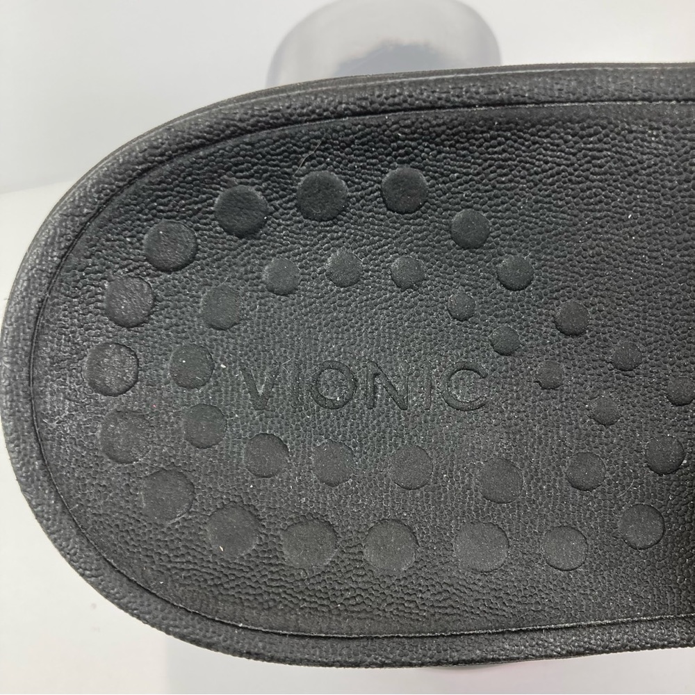 Vionic Serene Tia Pink Black Yoga Sling Back Sandals - Picture 13 of 16